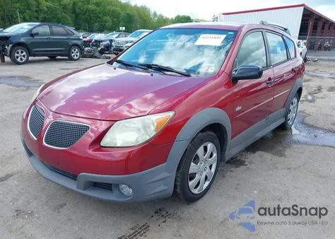 2005 Pontiac Vibe из США, поврежденный, VIN 5Y2SL63825Z481974